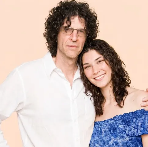 Deborah Jennifer Stern with her father Howard Stern.