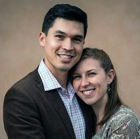 Deborah Jennifer Stern with husband Colin Christy