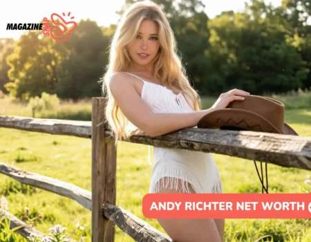 Belle Delphine Net Worth, Blonde woman in white outfit leaning on fence, used for article