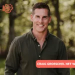 Smiling Craig Groeschel in an olive button-up shirt among blurred trees for Craig Groeschel net worth article
